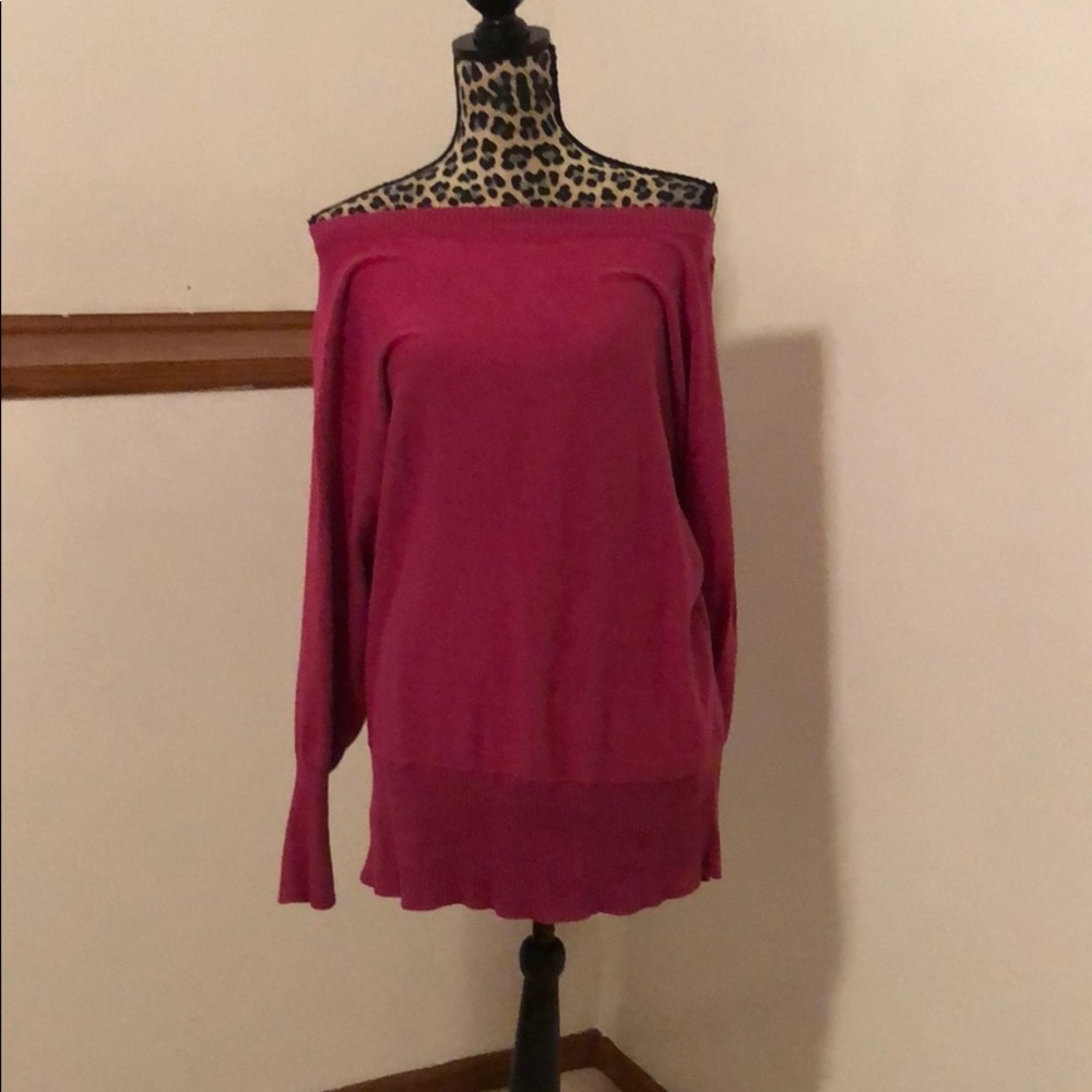 Off the shoulder sweater